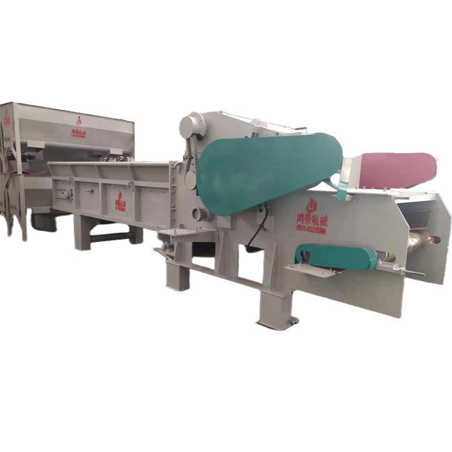 2HP-10HP Mesin Pemotong Kayu Dengan 30-50 Inci Dimensi 2-6 Inci Chipping Kapasitas