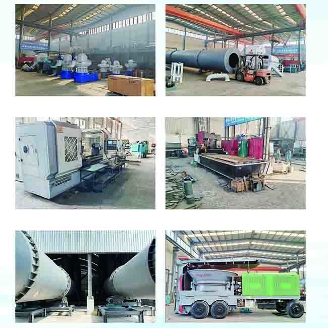 1-2 Ton / H Biomass Pellet Line Produksi 2-12mm 1.1-1.3 T / M3